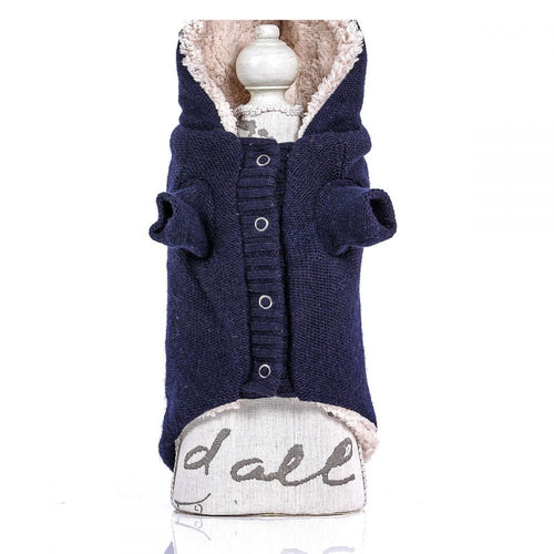 Luxury Coat - Knitwear Blue