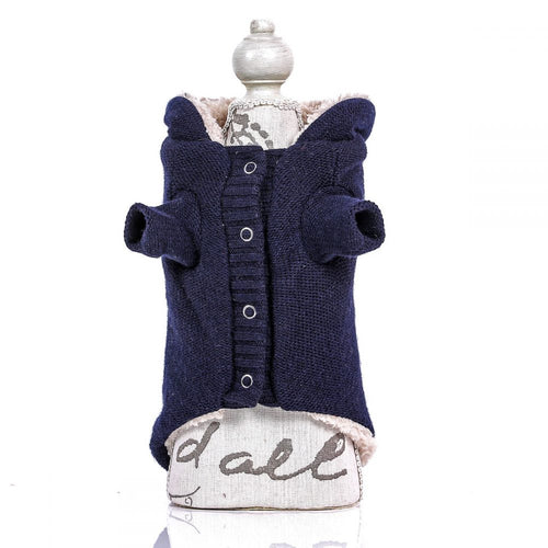 Luxury Coat - Knitwear Blue