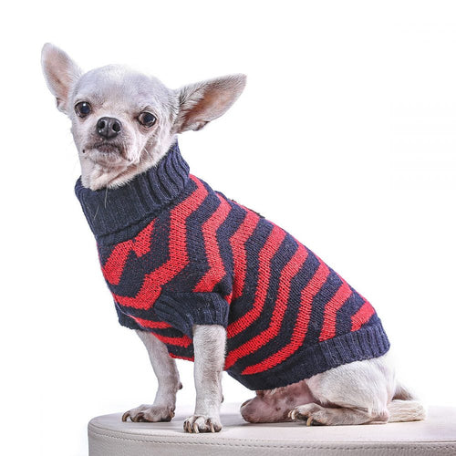 Chevron-Dog-Sweater