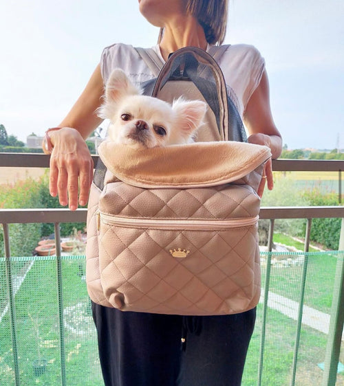 Prince and princess Luxury Dog Backpack