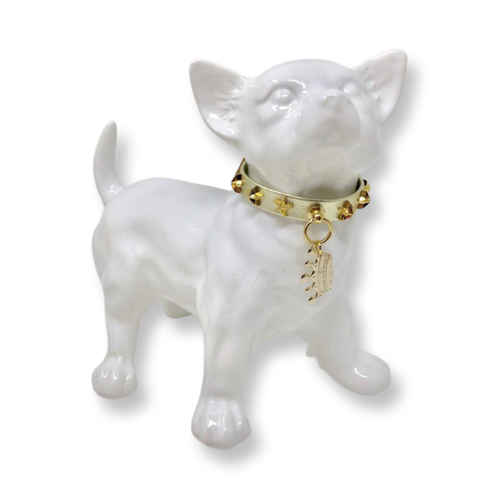 Gold-Small-Dog-Collar