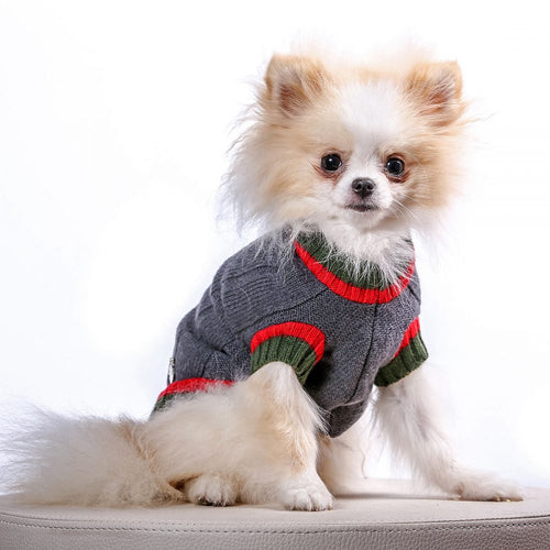 Grey-Red-Green-dog-sweater