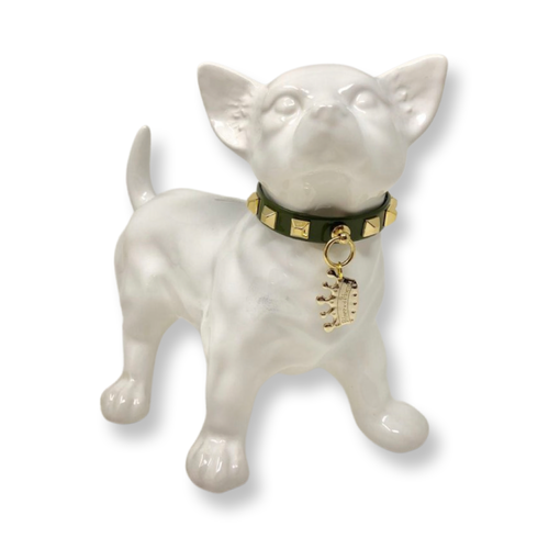 Prince-and-Princess-Green-Dog-Collar